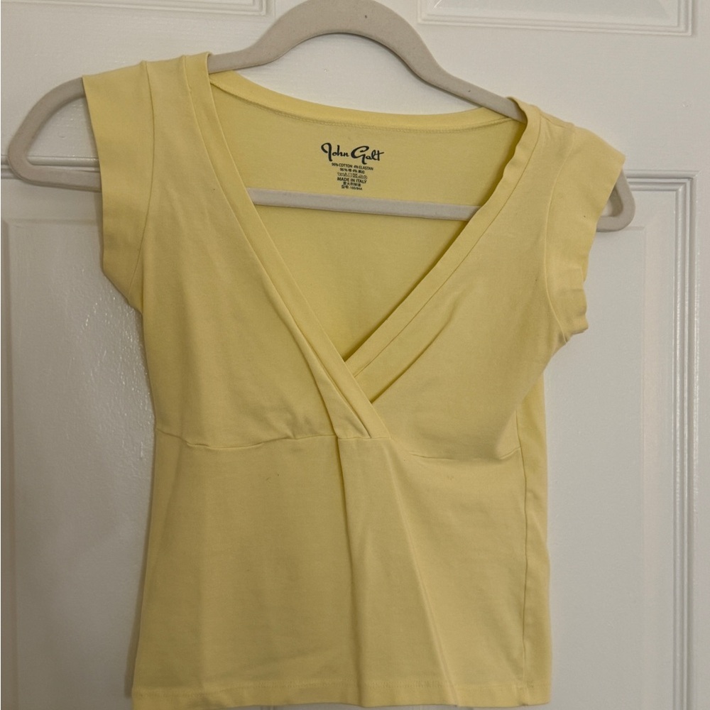 Butter Yellow Brandy Melville Top